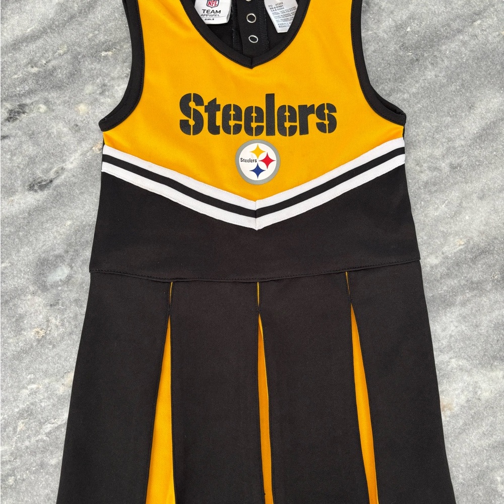 NFL Steelers Girls Cheerleader Jersey - XS